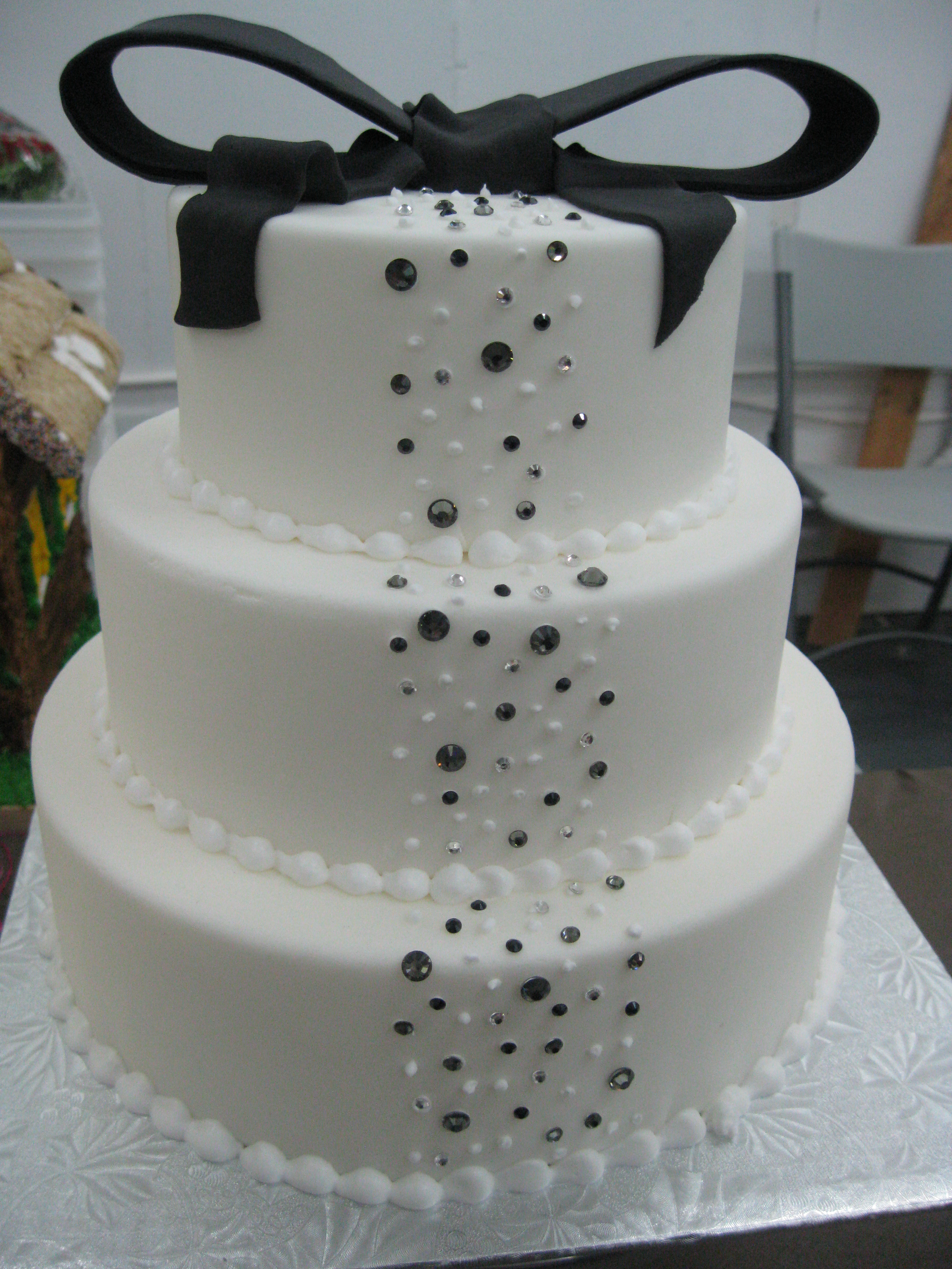 turquoise wedding cake